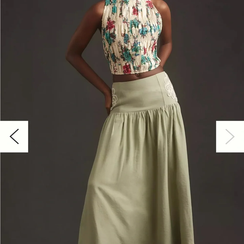 Anthropologie Let Me Be Tie Back Scarf Tank - Picture 3 of 8